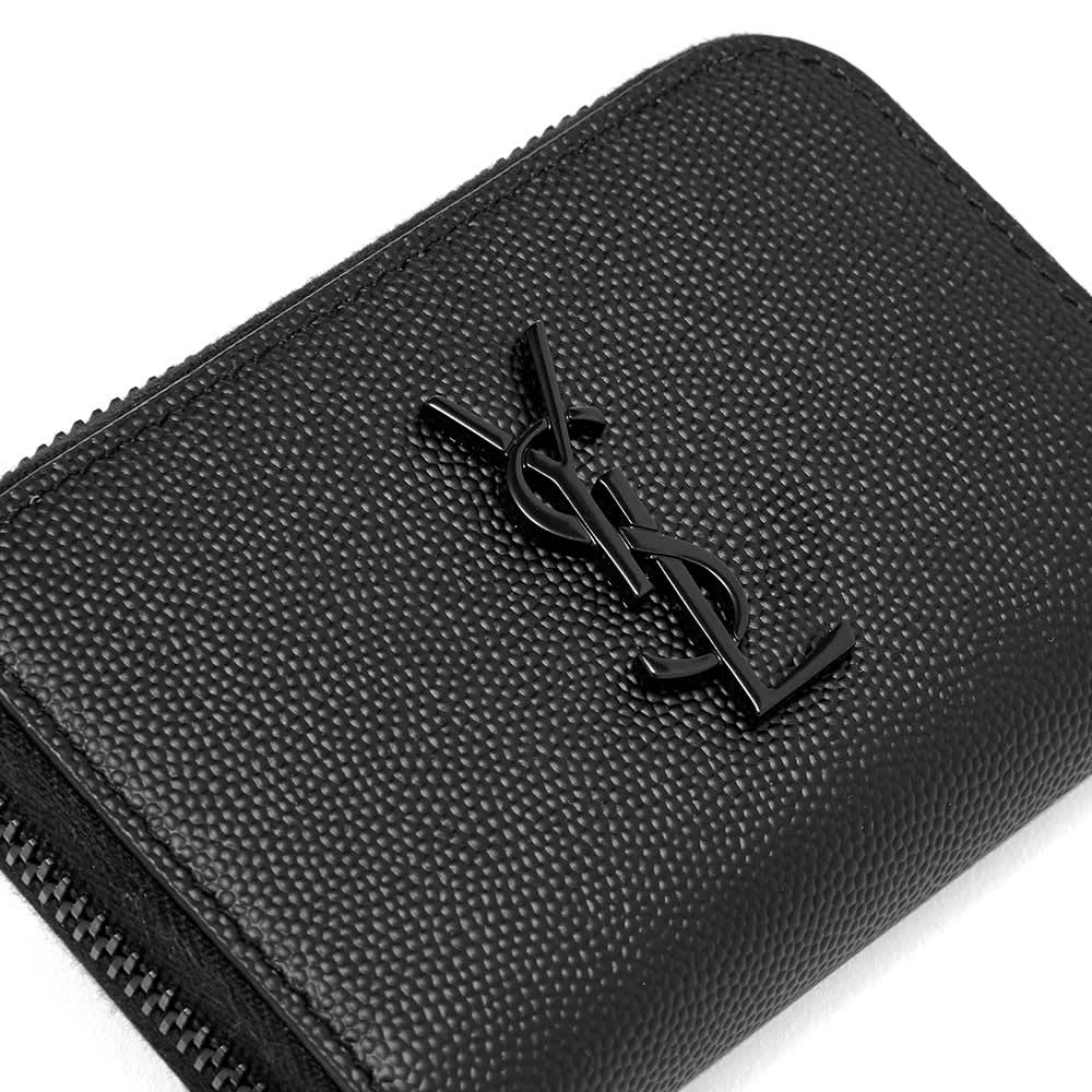 ysl metallic wallet