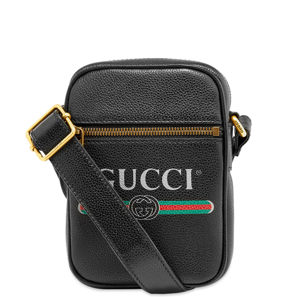 Gucci Print Mini Messenger Bag Black END. (UK)