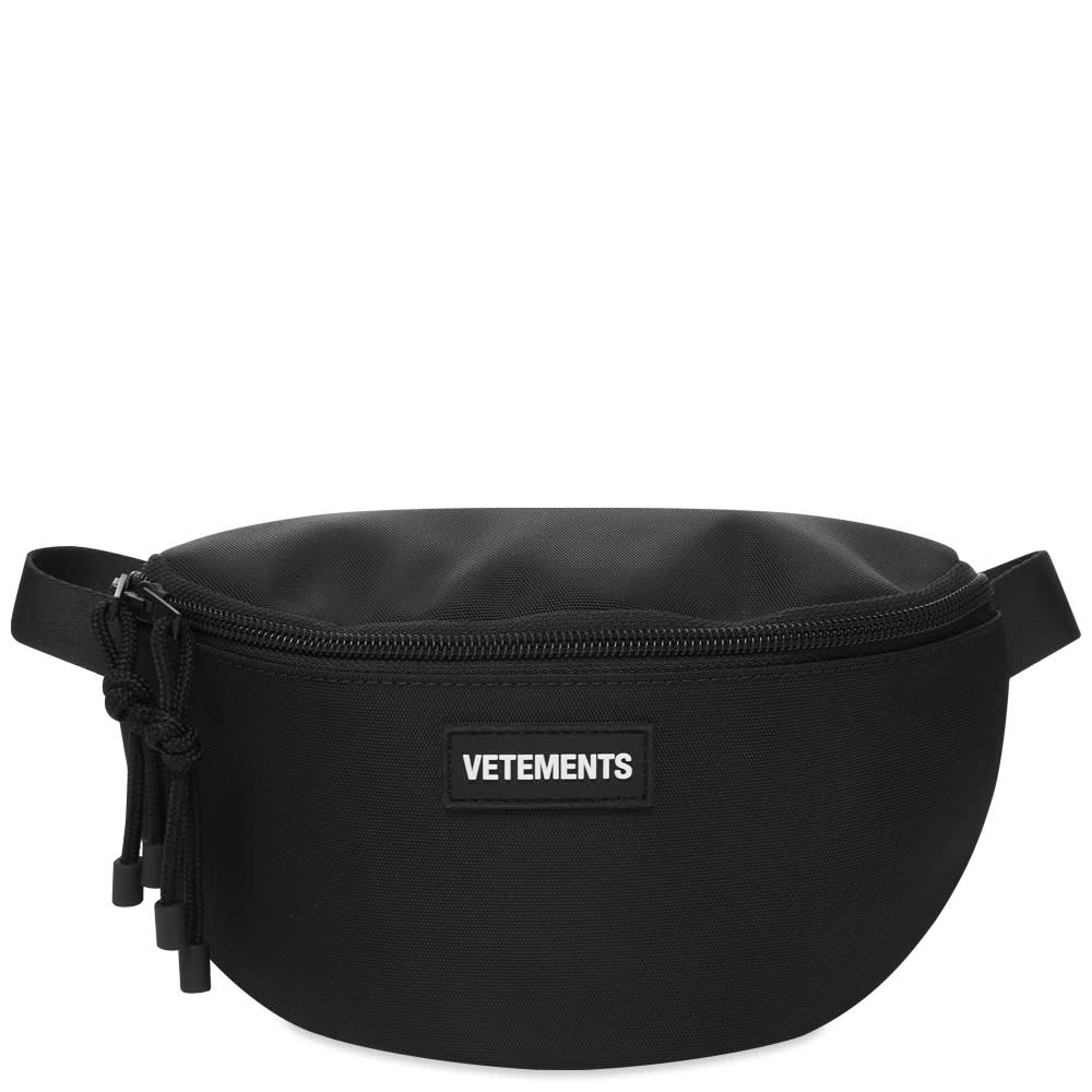 VETEMENTS Logo Waist Bag Black END. (US)
