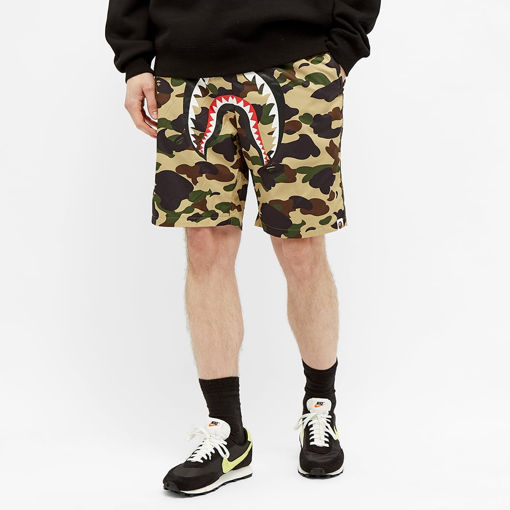 bape shorts yellow
