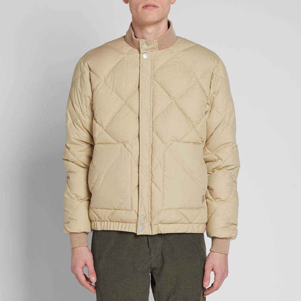 Nigel Cabourn x Peak Performance Short Down Jacket Mountain Stone END