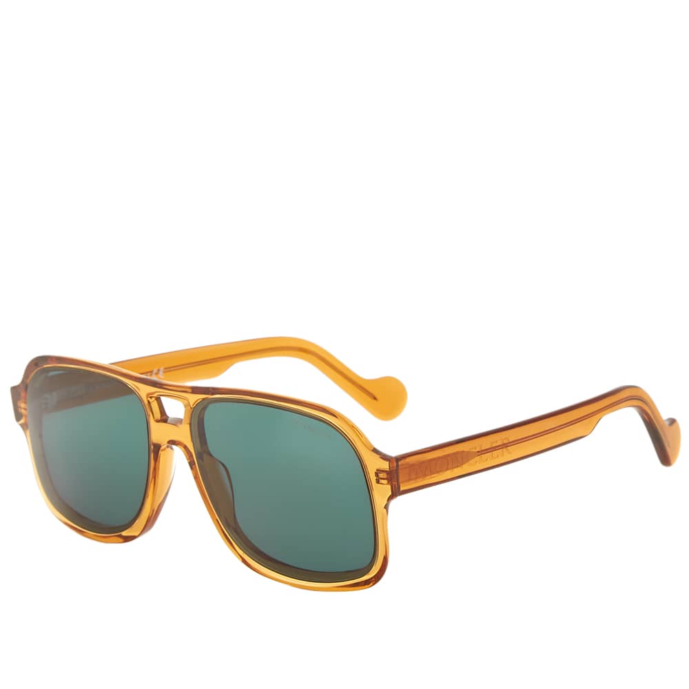 Moncler ML0170 Sunglasses Shiny Yellow & Green | END. (HK)