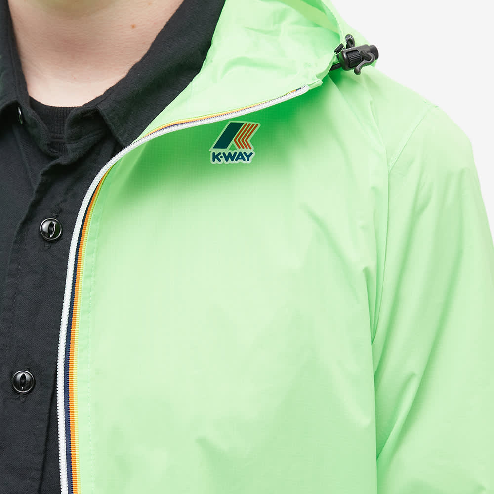 KWay Le Vrai 3.0 Claude Packable Zip Jacket Green Fluro END. (DK)