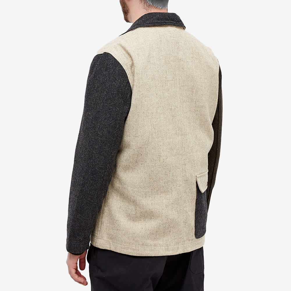 Universal Works Melton Wool Bakers Chore Jacket Charcoal & Stone END