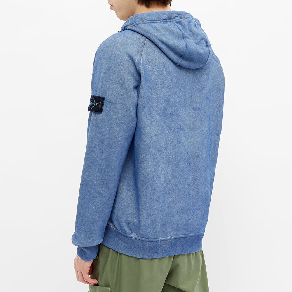 stone island dust treatment hoodie