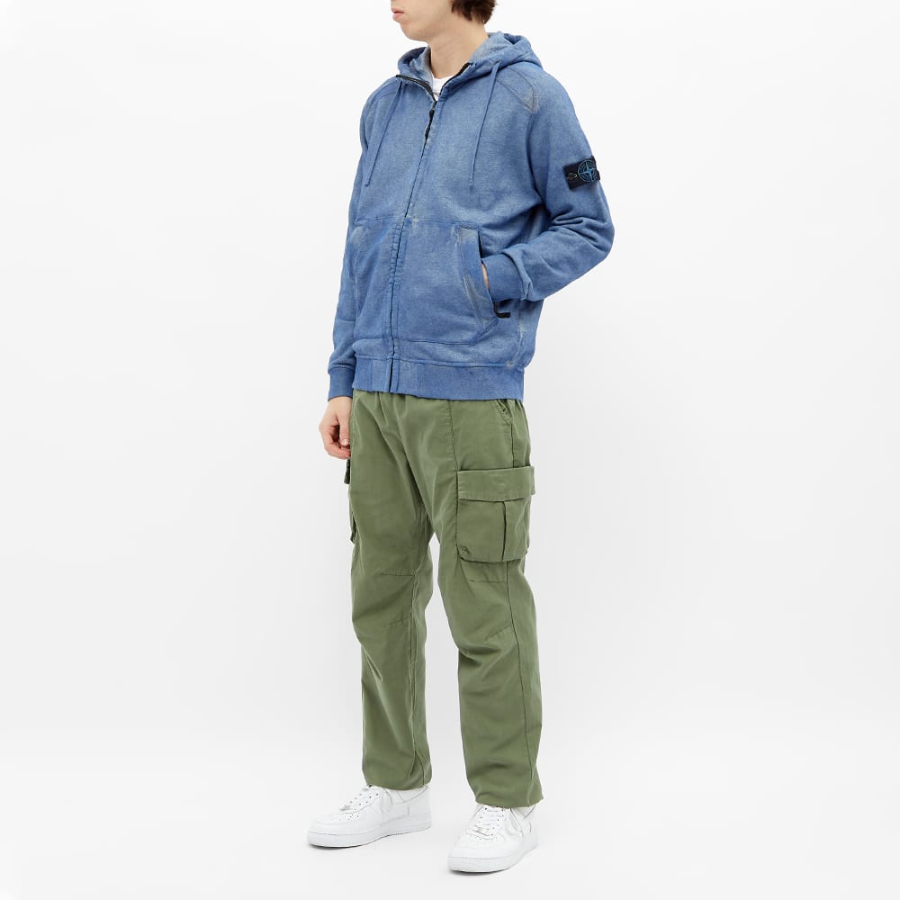 stone island dust treatment hoodie