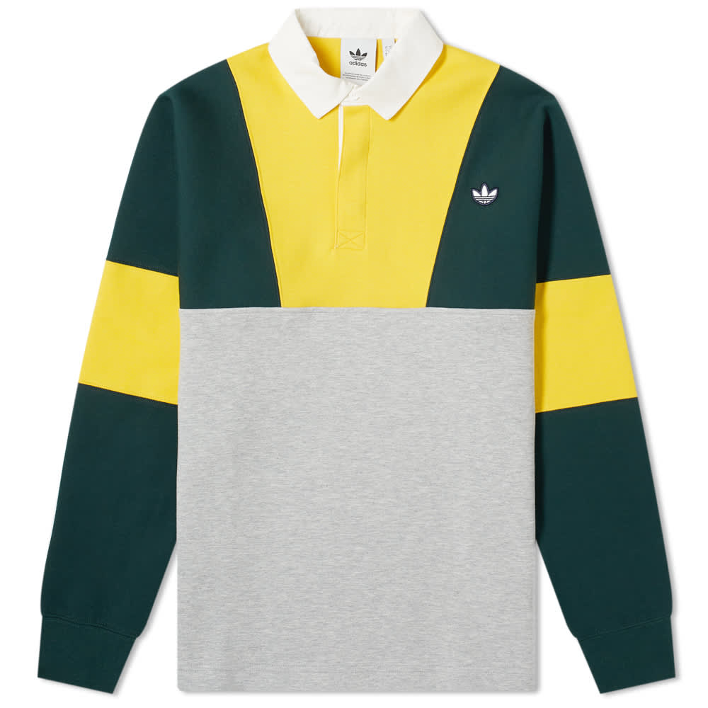 adidas green yellow t shirt