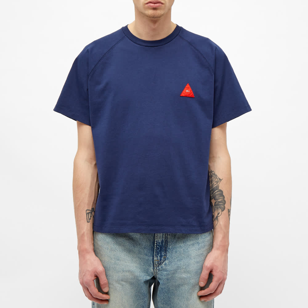navy raglan tee