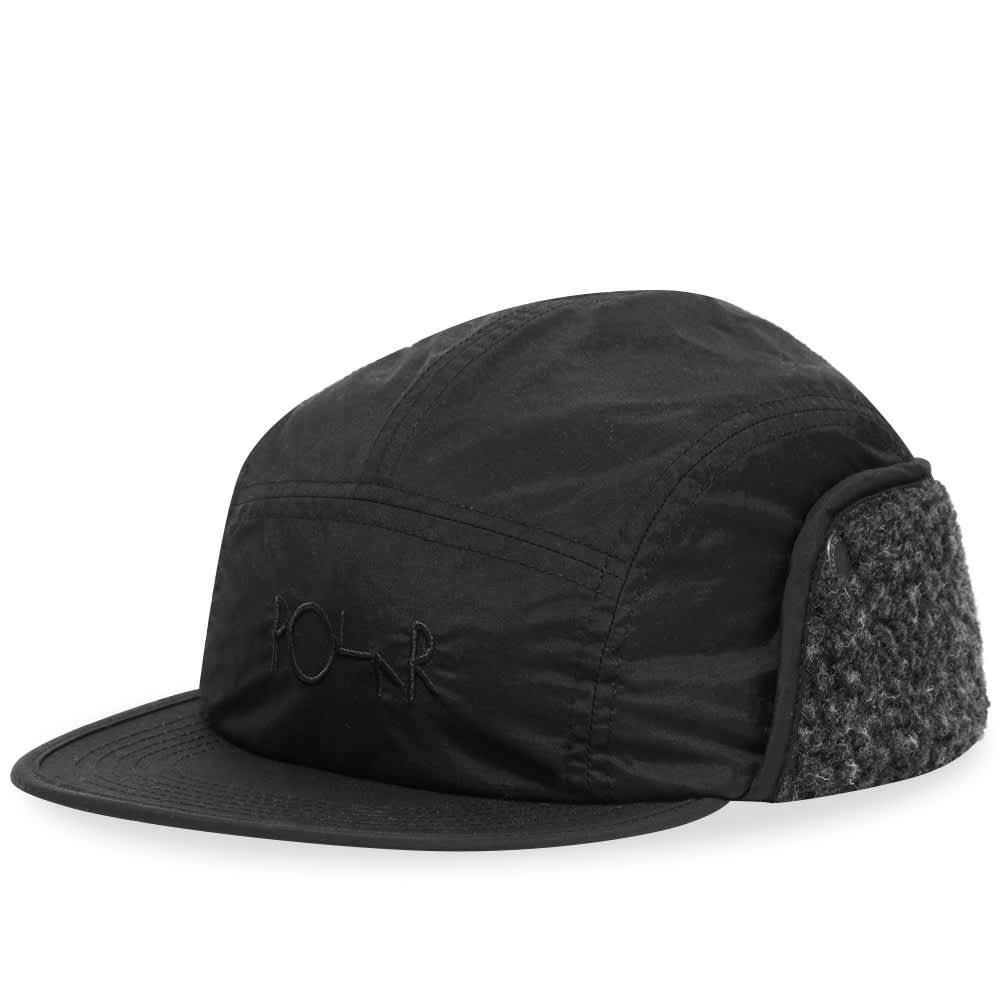 Polar Skate Co. Sherpa Flap Cap Black 