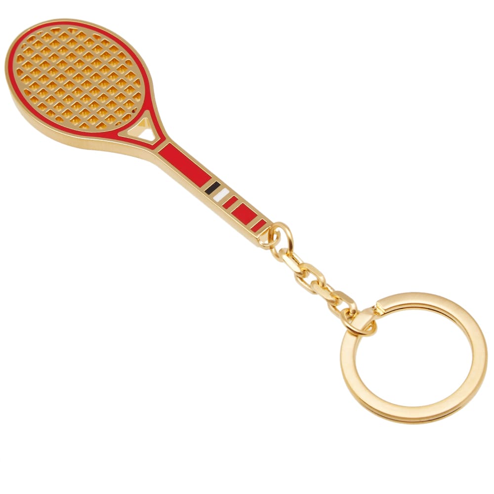 Thom Browne Tennis Racquet Keyring Red END. (TW)