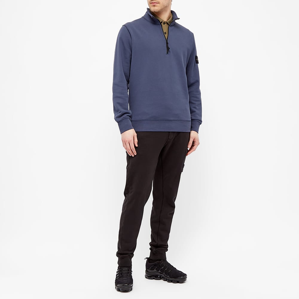 stone island avio blue sweatshirt