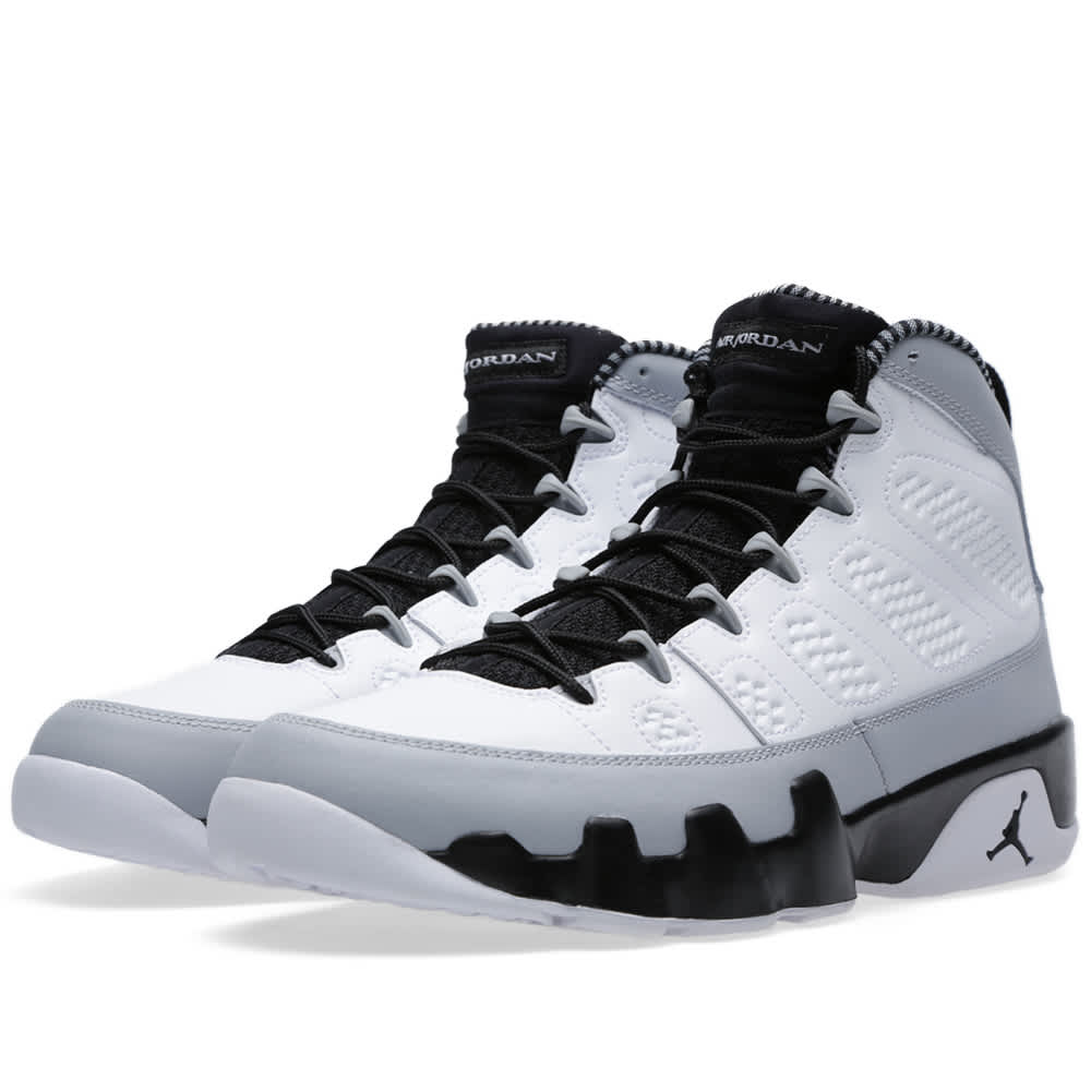jordan 9 retro white and black