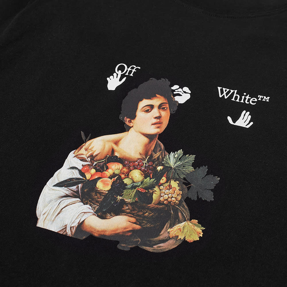 off white caravaggio tee black
