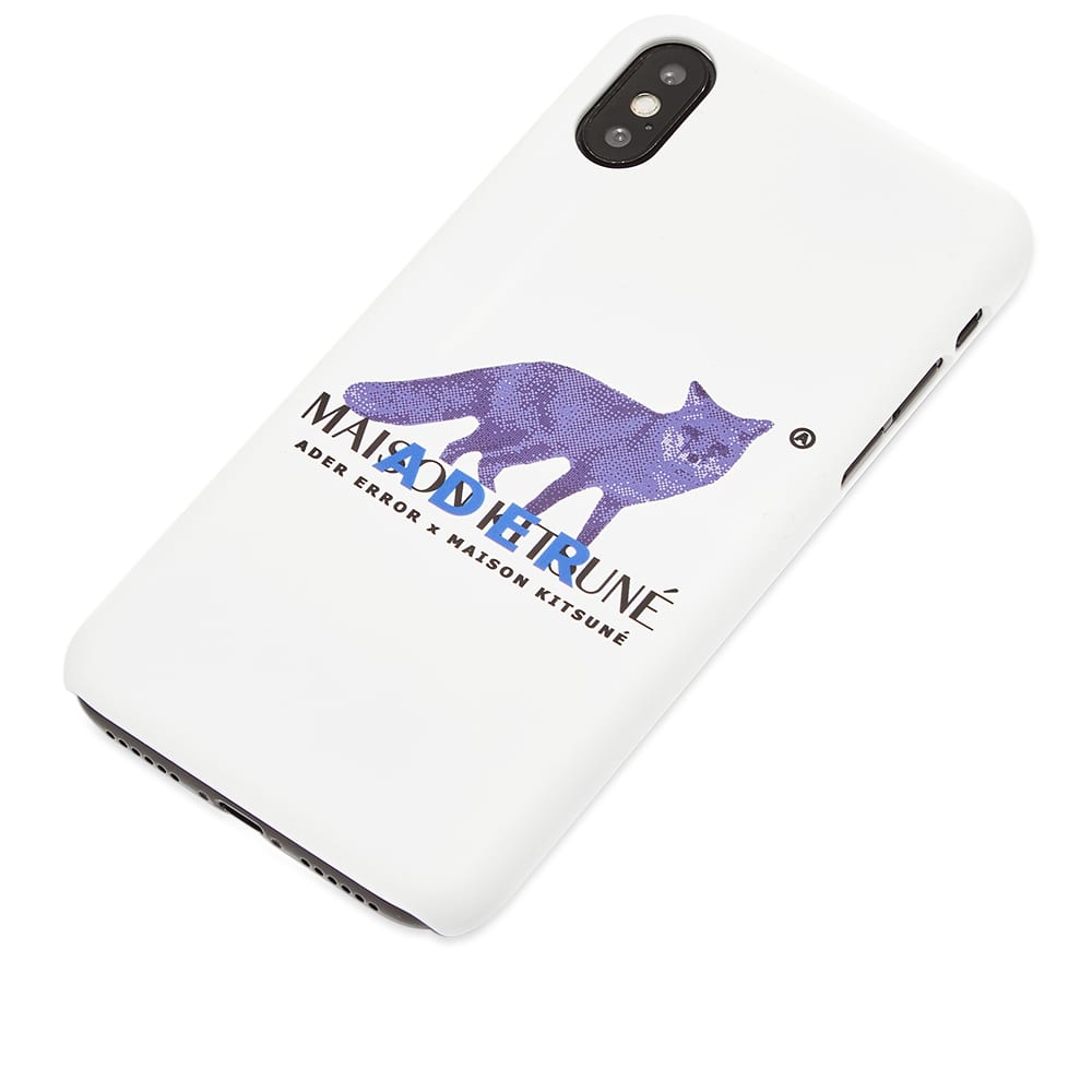 Maison Kitsune x ADER Error iPhone X Pixel Fox Case White ...