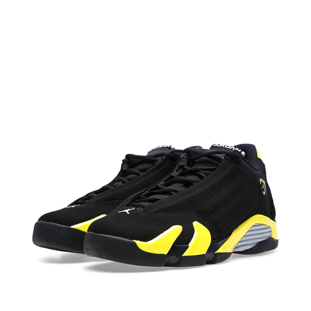 jordan 14 black and yellow