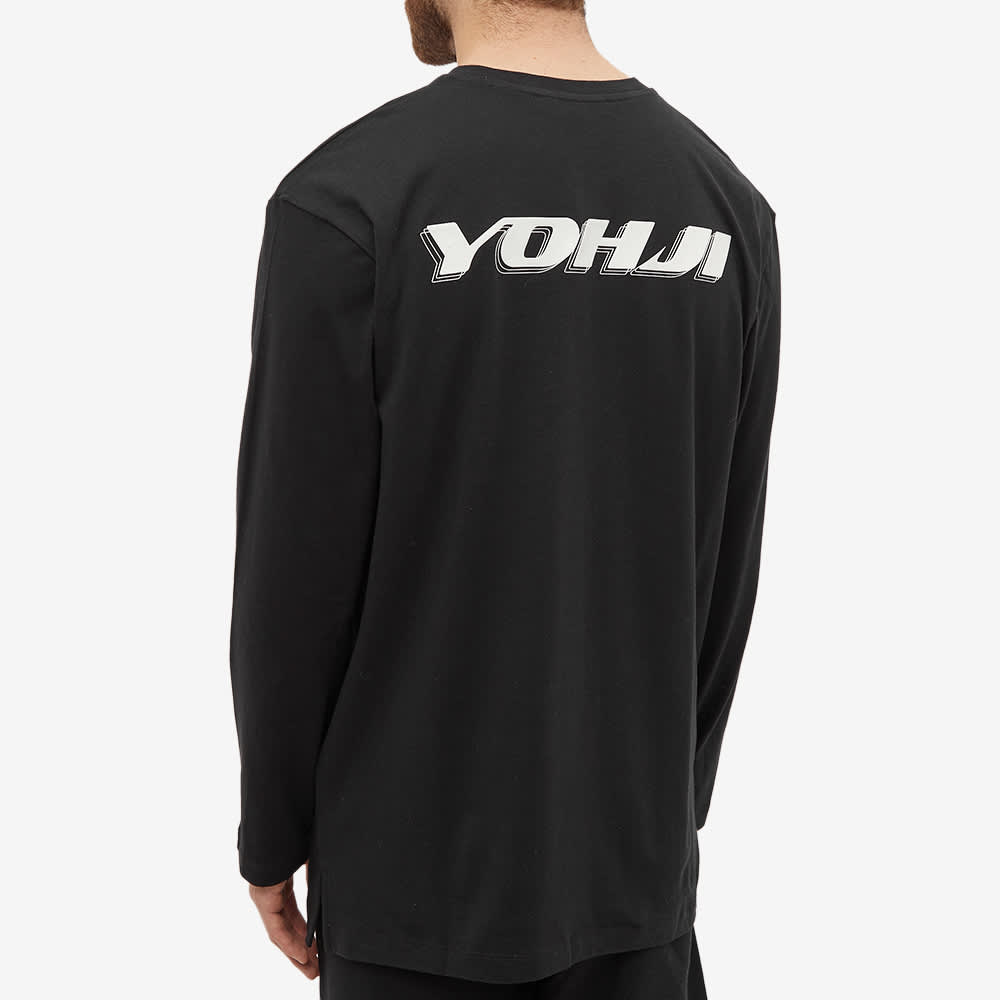 black long sleeve graphic tee
