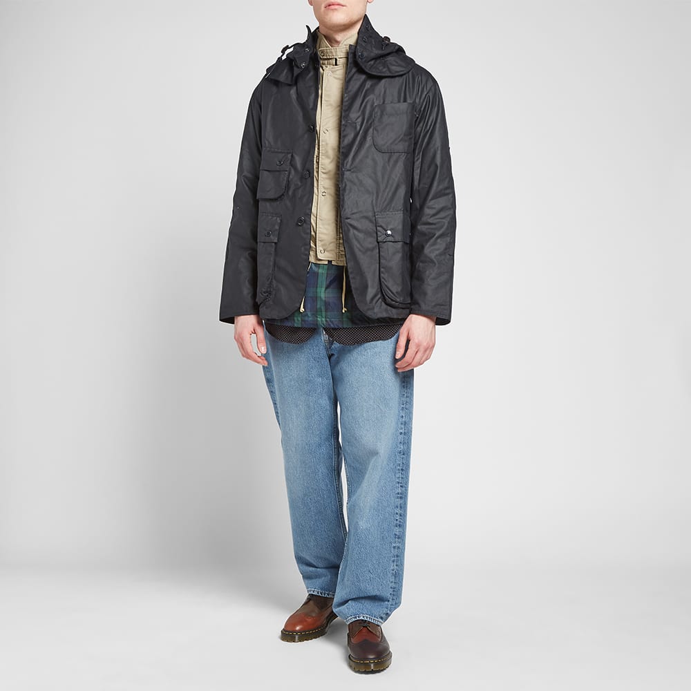 Barbour x Engineered Garments Upland Wax Jacket Navy END.