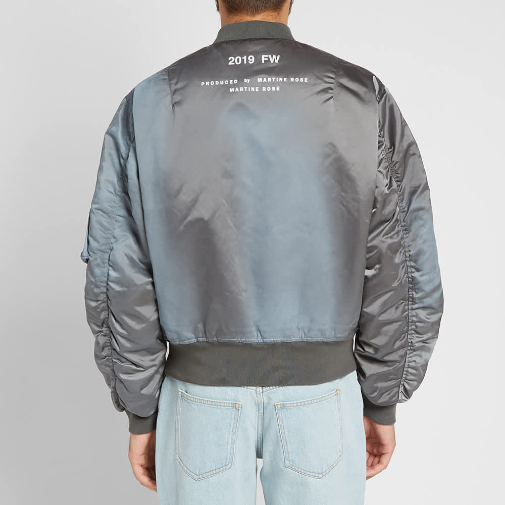 Martine Rose Sunbleached Bomber Jacket Sunbleach Grey END. (US)