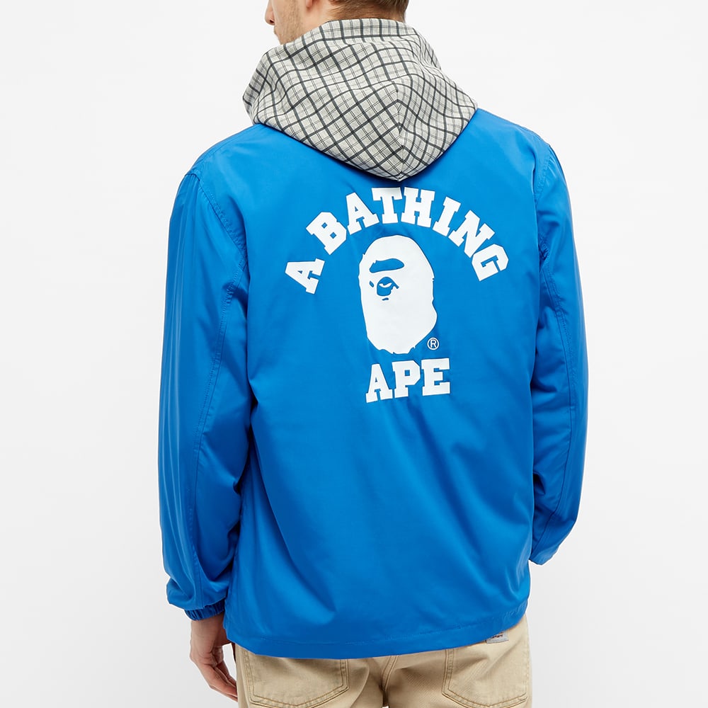 A bathing ape college coach jacket blue  end uk A bathing ape college coach jacket blue  end uk