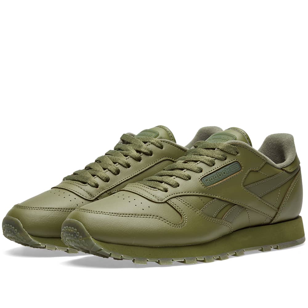 Reebok Classic Leather Solids Canopy Green | END. (UK)