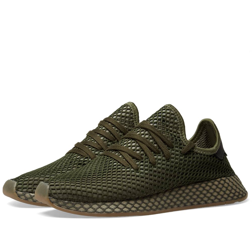 Adidas deerupt khaki green Clearance
