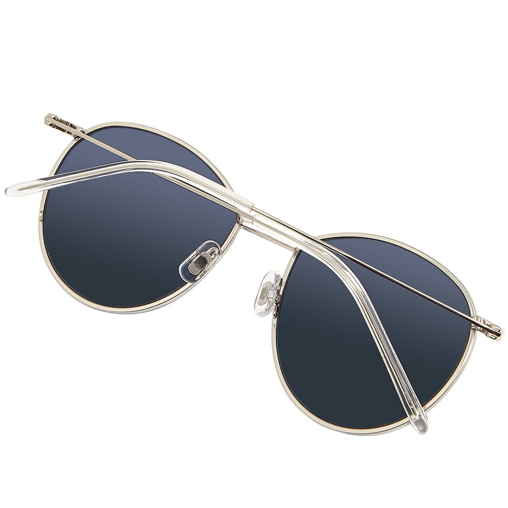 Gentle Monster Baguette Sunglasses Silver & Blue END. (UK)