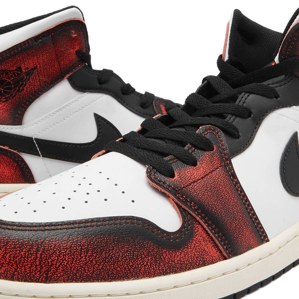 air jordan 1 mid se black and white