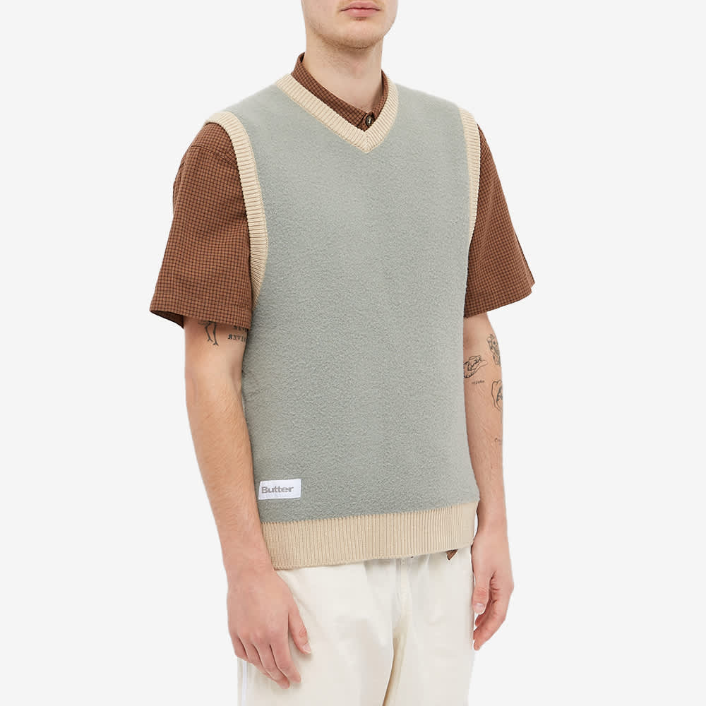Butter Goods Mohair Knit Vest Grass END. (ES)