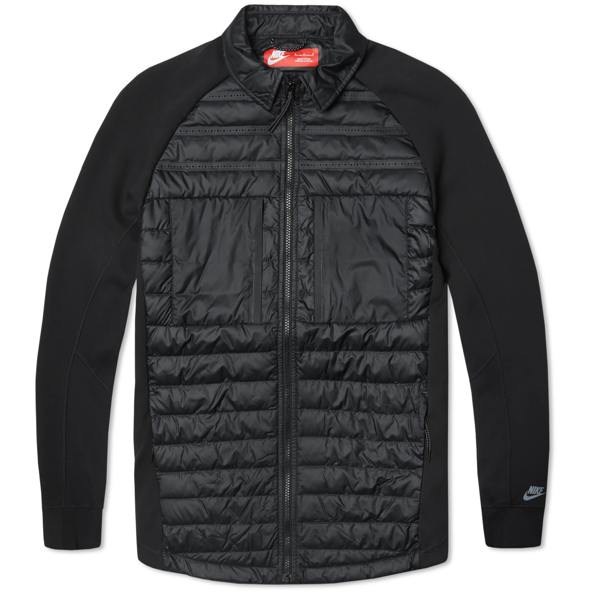 black nike tech top