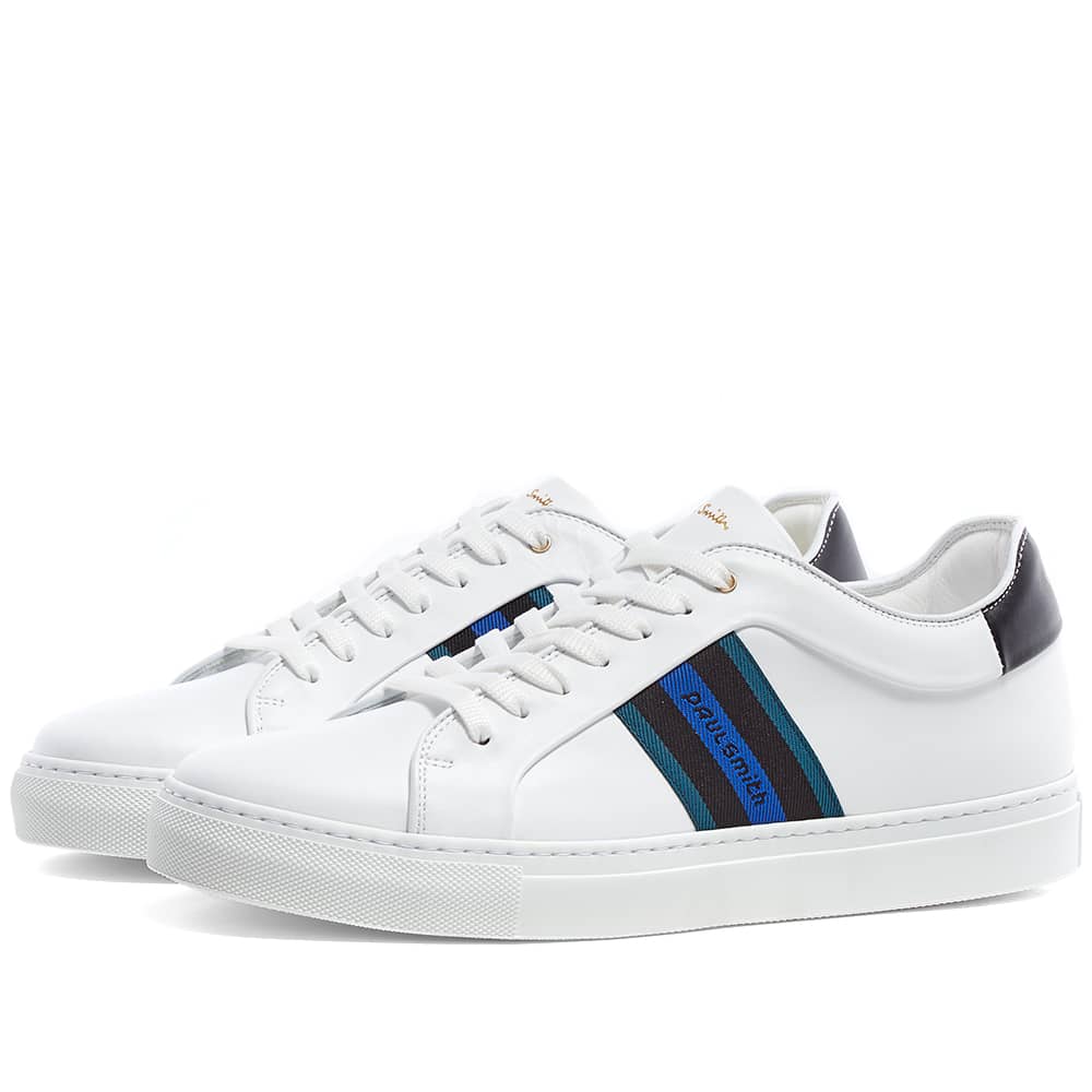 Paul Smith Basso Stripe Sneaker White 