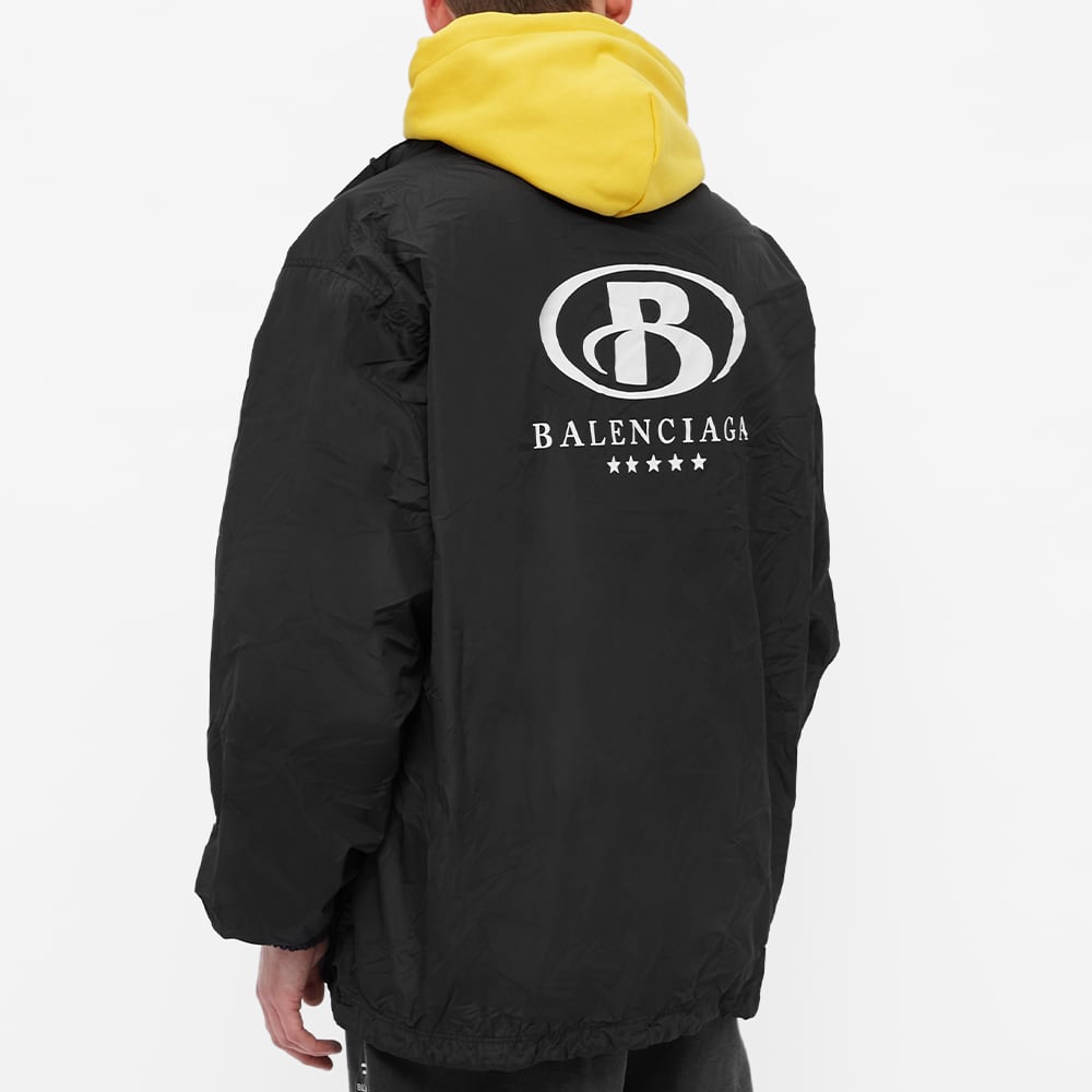 balenciaga logo windbreaker