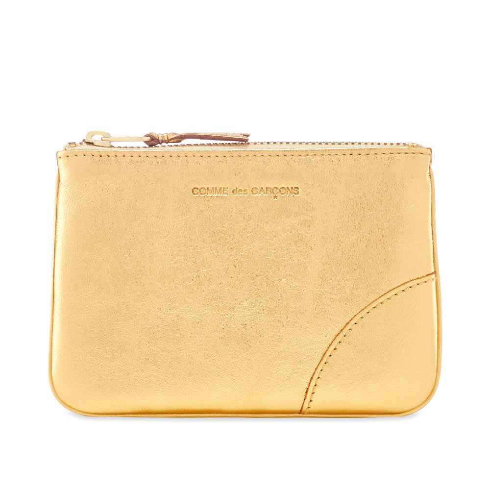 comme des garcons gold wallet