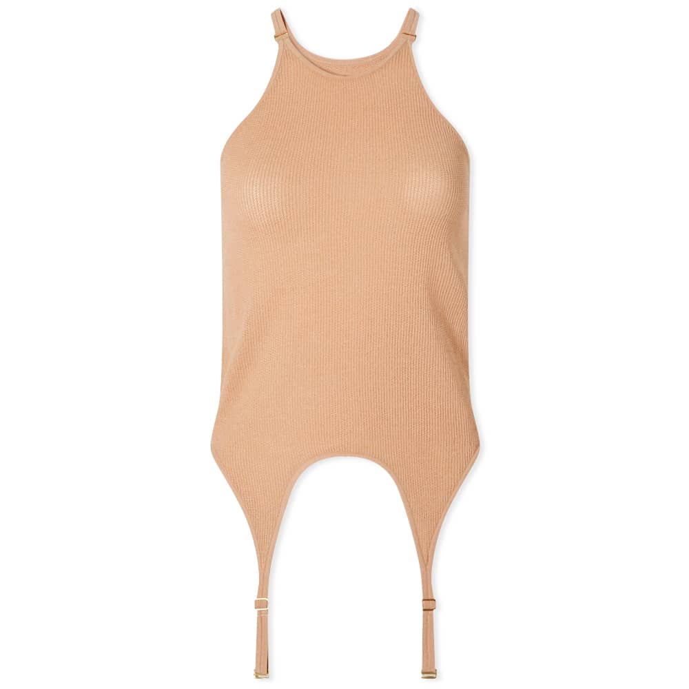 Dion Lee Hoisery Mesh Garter Tank Top Desert END. (SG)