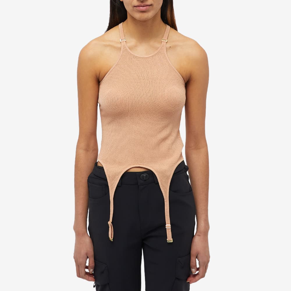 Dion Lee Hoisery Mesh Garter Tank Top Desert END. (SG)