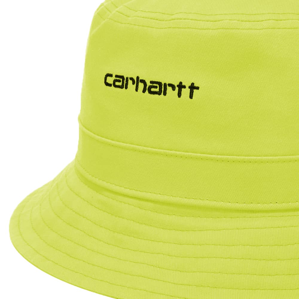 Carhartt WIP Script Bucket Hat Lime & Black END. (Global)