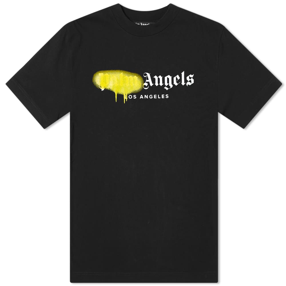 palm angels los angeles sprayed t shirt