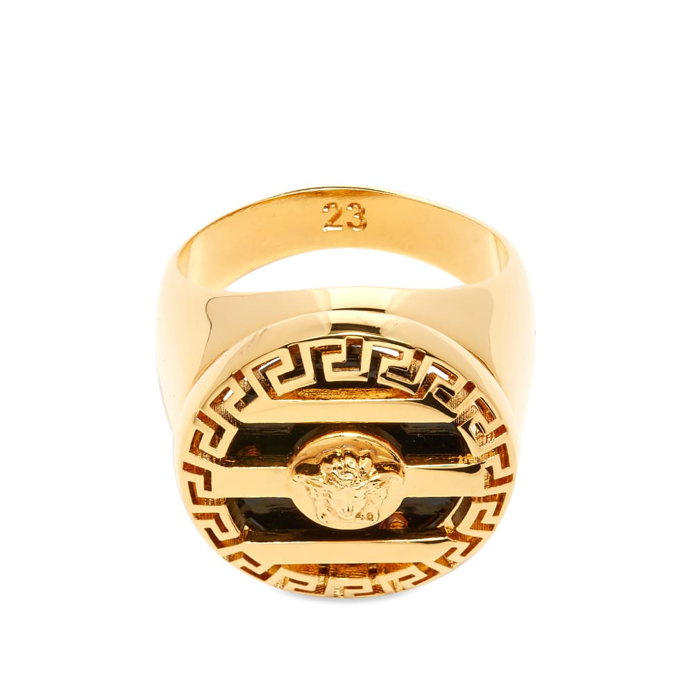 Versace ring medusa head clearance