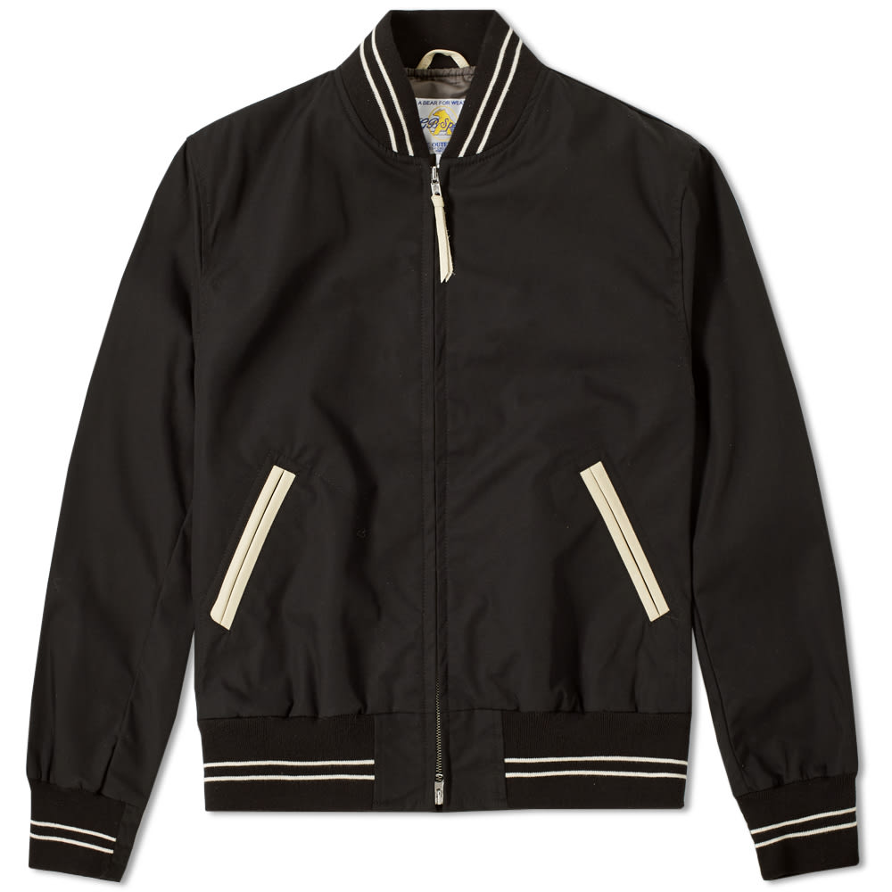 Golden Bear Sportswear Post Varsity Jacket Black | END.