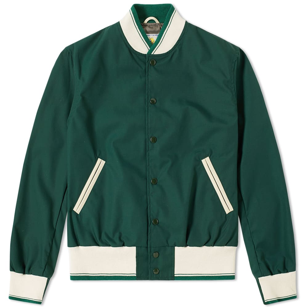 Golden Bear Sportswear Salesian Varsity Jacket Forest END. (UK) Golden Bear Sportswear Salesian Varsity Jacket Forest END. (UK)