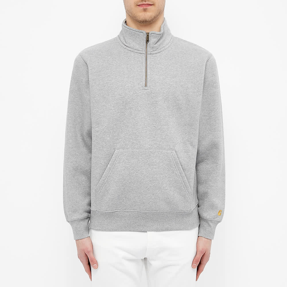 carhartt chase neck zip sweat