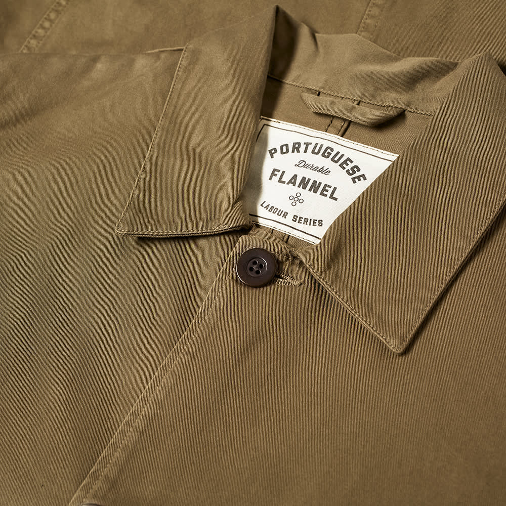 Portuguese Flannel Labura Chore Jacket Olive | END.
