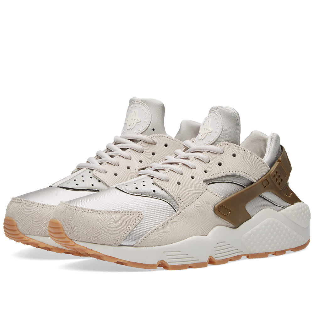 nike huarache brown suede