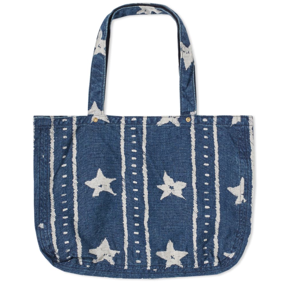 SOULIVE Artisan Stars Tote Bag Indigo END.