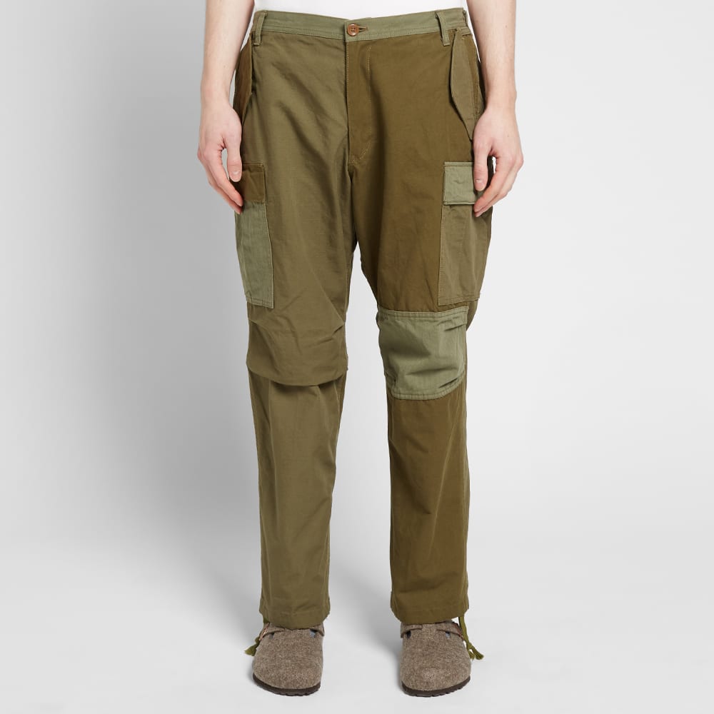 FDMTL Patchwork Cargo Pant Khaki END.