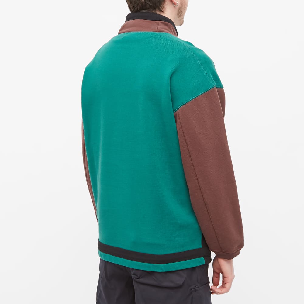 Ambush Colourblock Drawstring Fleece Brown & Green END. (US)