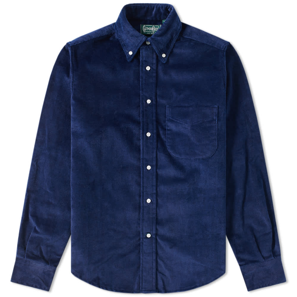 Navy blue velvet shirt Clearance