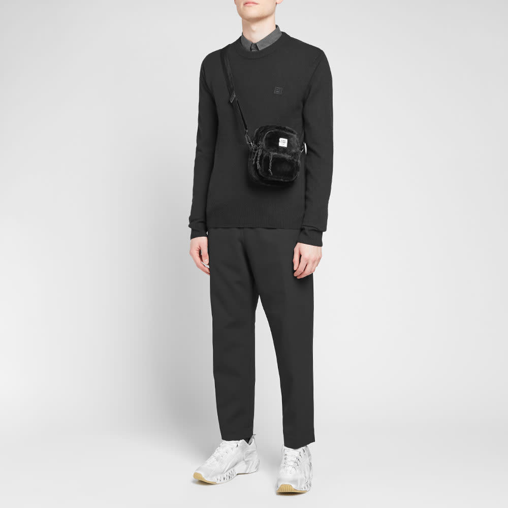 Opening Ceremony Faux Fur Mini CrossBody Bag Black END. (SE)