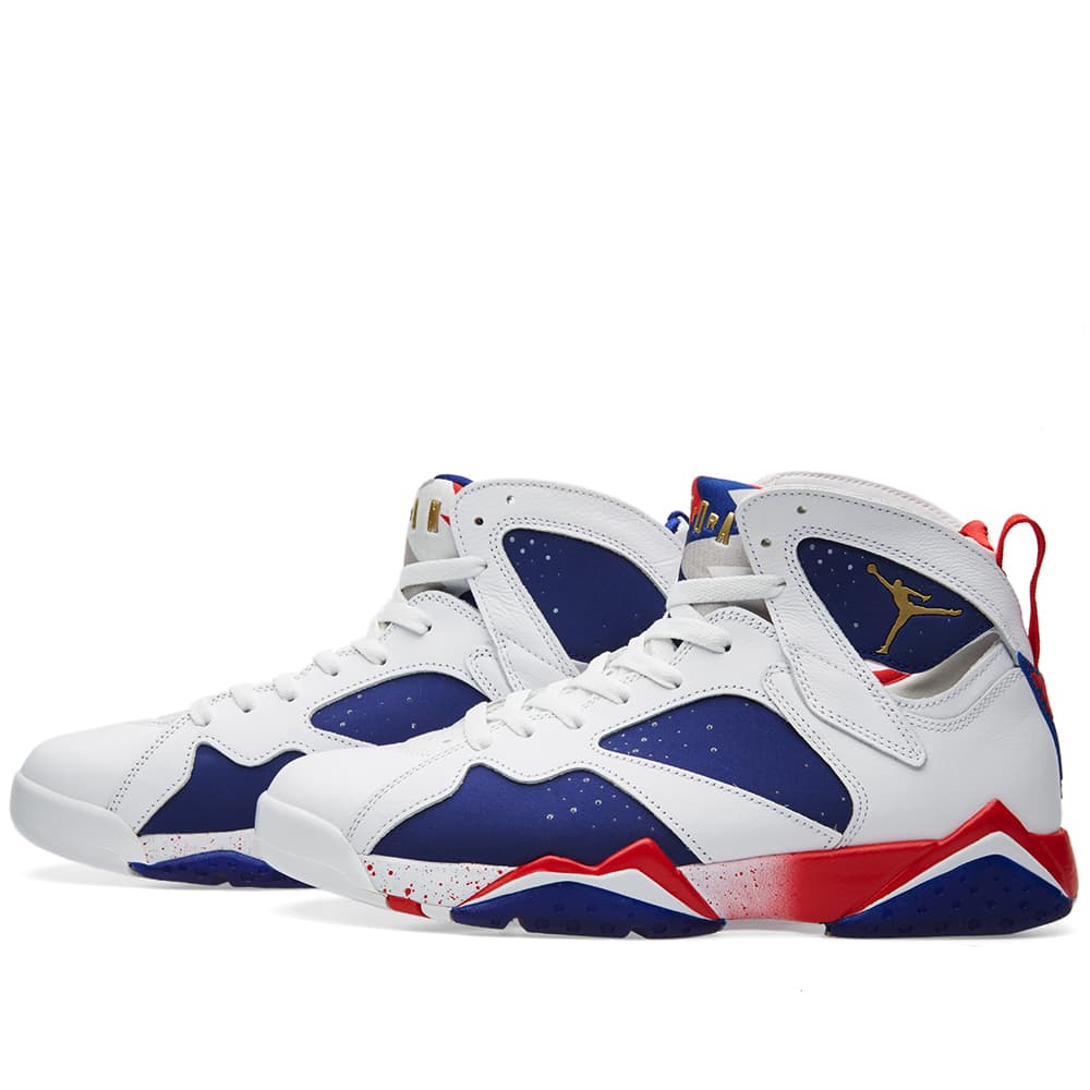 jordan 7 white and gold