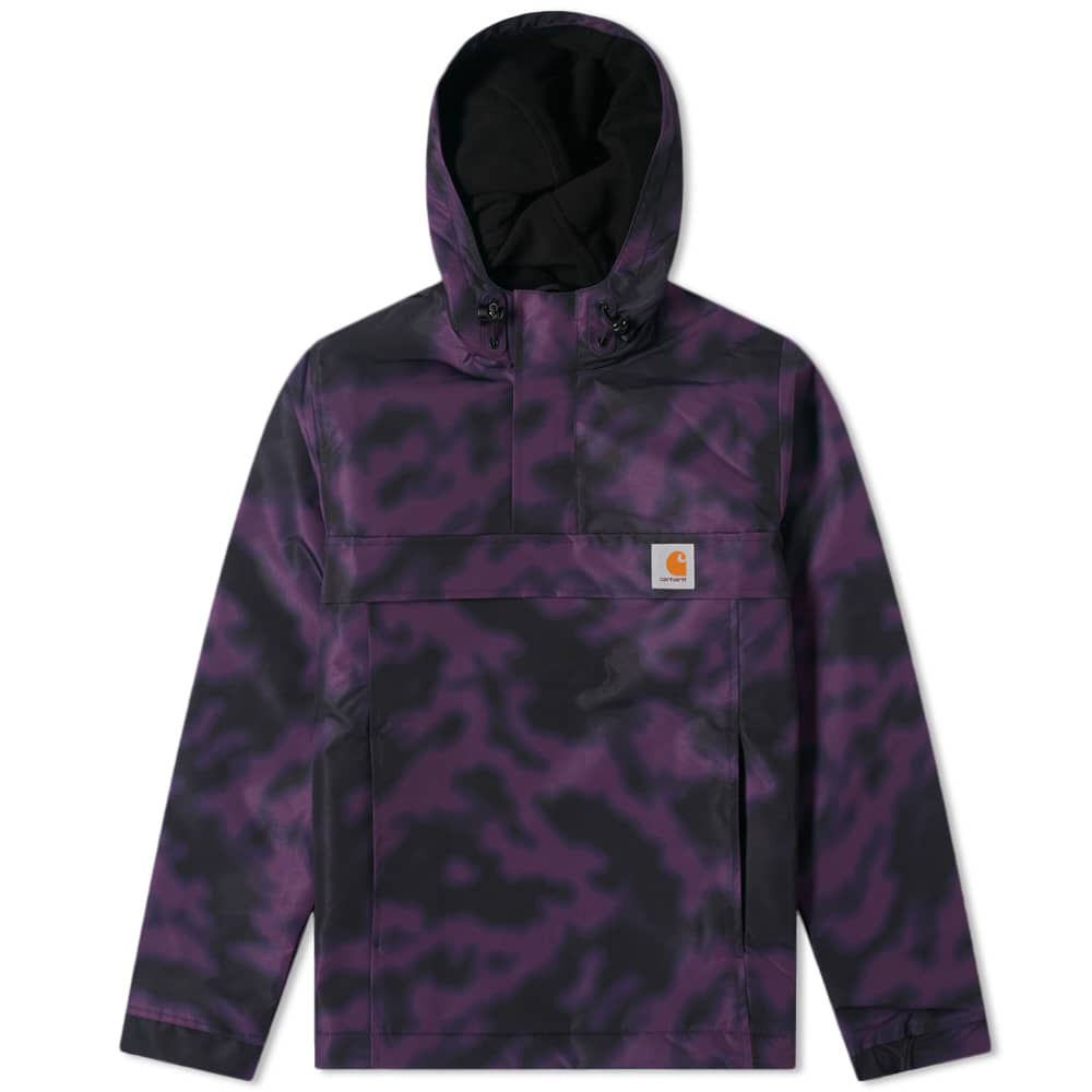 carhartt wip camo fleece jacket