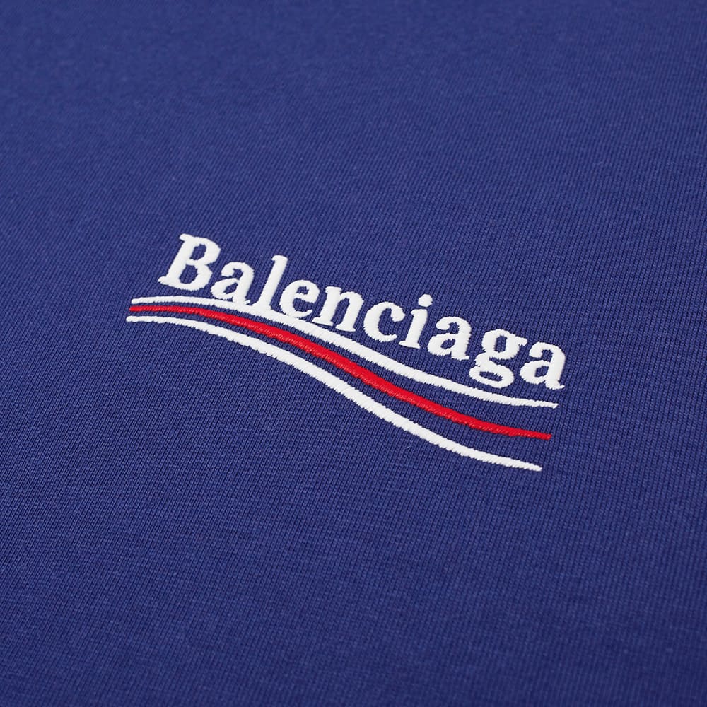 balenciaga campaign logo tee